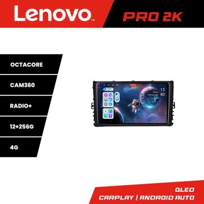 Navigatie Toyota Auris Corolla 2017-2018 Lenovo Kit-auris-2017 8 core QLED 2K 12+256 360 Android Waze USB Navigatie Internet Youtube Radio