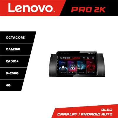 Navigatie BMW E39 si E53 Lenovo Kit-082 8 core QLED 2K 8+256 360 Android Waze USB Navigatie Internet Youtube Radio