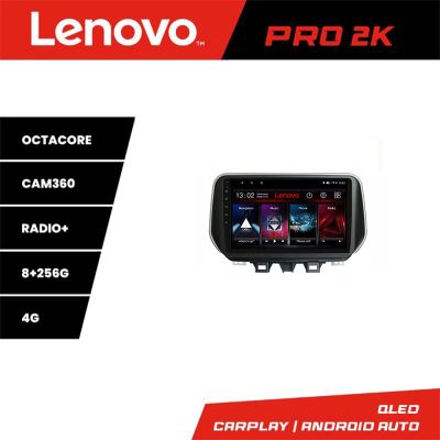 Navigatie Hyundai Tucson 2019  Lenovo Kit-1135 8 core QLED 2K 8+256 360 Android Waze USB Navigatie Internet Youtube Radio