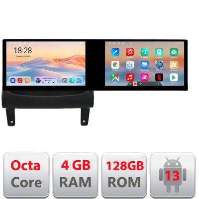 Navigatie Opel Meriva 2010-2017 Edotec 2 ecrane  8 core 4+128 21.6 inch Incell android Wifi 5Ghz gps internet  KIT-meriva