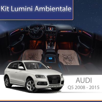 Lumini Ambientale NIGHTVIBE Audi Q5 B8 2008-2015 consola centrala control telefon sau sistem original
