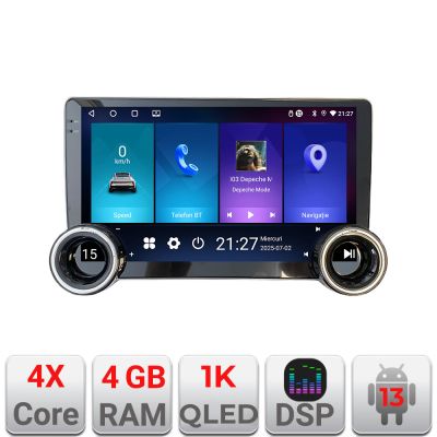 Navigatie Toyota Auris dupa 2017 Kit-Auris Edotec  4+64 10.5 inch Incell 1K android Wifi 5Ghz gps internet