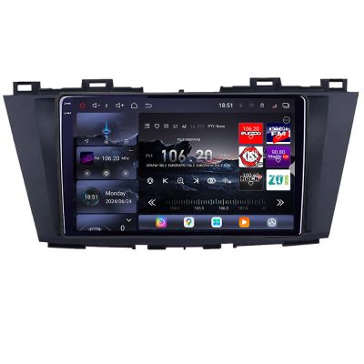 Navigatie Mazda 5 2010-2017 Edotec Kit-117 8 core QLED 2K 16+512GB 360 Android Waze USB Navigatie Internet Youtube Radio