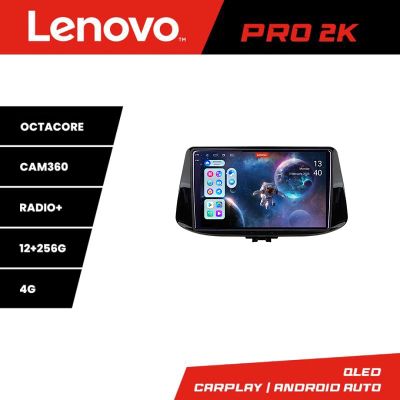 Navigatie Hyundai I30 2017- Lenovo Kit-1041 8 core QLED 2K 12+256 360 Android Waze USB Navigatie Internet Youtube Radio