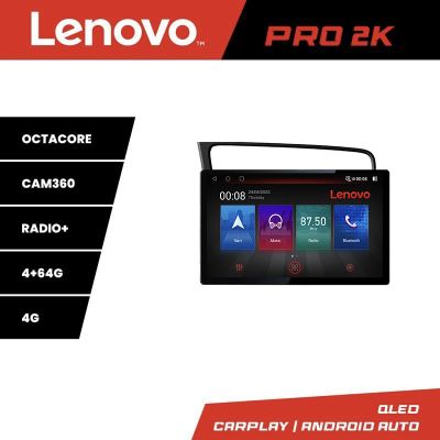 Navigatie VW Golf 7 K-491 Lenovo PRO 4+64 13 inch 2K android 4G DSP gps internet  8Core