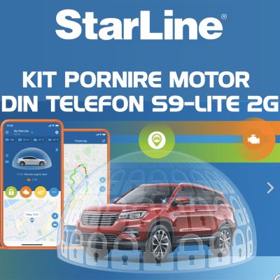 Kit pornire motor Smart Start Saab 45174 gen 2 2010-2012, aplicatie telefon 2G (montaj inclus)