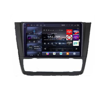 Navigatie BMW Seria 1 E87 Edotec Kit-BMW117 8 core QLED 2K 16+512GB 360 Android Waze USB Navigatie Internet Youtube Radio