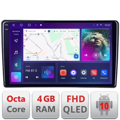 Navigatie dedicata Edonav Ford Fiesta 2020- Android radio gps internet 2+32 carplay android auto Kit-fiesta-2020+EDT-E309v3