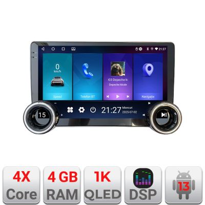 Navigatie Dacia Duster 2023- Edotec  4+64 10.5 inch Incell 1K android Wifi 5Ghz gps internet  KIT-duster2023