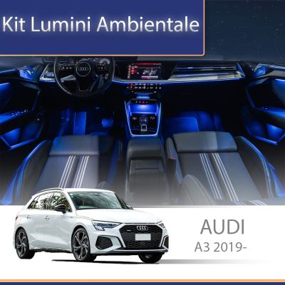Lumini Ambientale NIGHTVIBE Audi A3 2021-2022  set complet control telefon sau sistem original