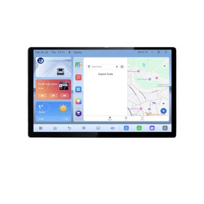 Navigatie Renault Trafic 2008-2012 Edonav ecran 13" 1K 4+64 Android Waze USB Navigatie 4G 360 Toslink Youtube Radio