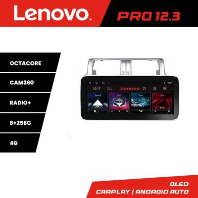 Navigatie Toyota Landcruiser J150 Prado 2014-2017 K-065 Lenovo PRO 8+256 12.3 inch qled android 4G DSP gps internet et GPS W