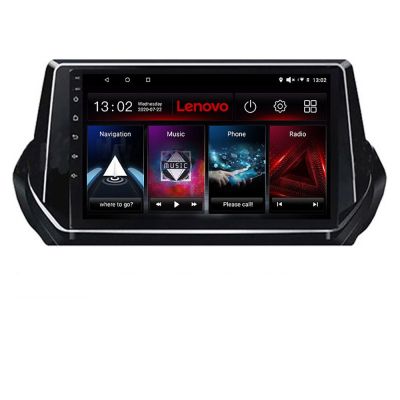 Navigatie Peugeot 2008 2020- Android radio gps internet 8 core QLED 2K 8+256 360 Lenovo