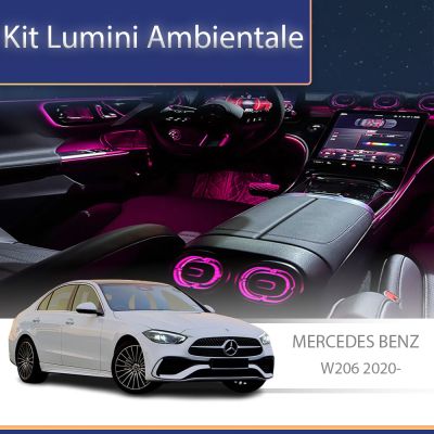 Lumini Ambientale NIGHTVIBE Mercedes C Class W206 2020- dedicate control din sistemul original si telefon