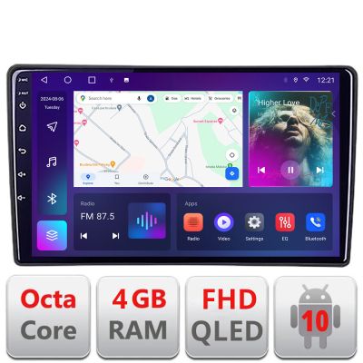 Navigatie Toyota Android radio gps internet 4+64 carplay android auto Kit-toyota-universal+EDT-E309v3