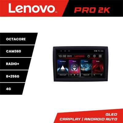 Navigatie Fiat ducato 2022- Lenovo Kit-DUCATO Ecran Qled,8 core QLED 2K 8+256 360 Ram,38 core QLED 2K 8+256 360 Hdd,USB,Bluetooth,Wifi