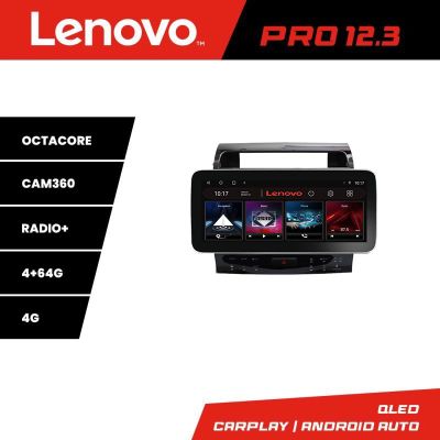 Navigatie Toyota Landcruiser L200 V8 2008-2020 K-381-type-a Lenovo PRO 4+64 12.3 inch qled android 4G DSP gps internet