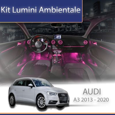 Lumini Ambientale NIGHTVIBE Audi A3 8V 2013-2020 set complet control telefon sau sistem original