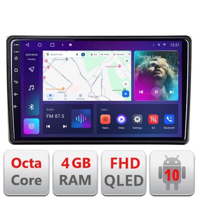 Navigatie Audi A4 B6 B-050 Android Ecran QLED octa core 4+64 carplay android auto KIT-050+EDT-E309V3 v1