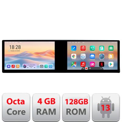 Navigatie Kia Ceed 2007-2009 Edotec 2 ecrane  8 core 4+128 21.6 inch Incell android Wifi 5Ghz gps internet  KIT-Ceed07