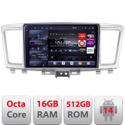 Navigatie Infinity QX60 2014-2020 Android radio gps internet 8 core QLED 2K 16+512GB 360 Edotec