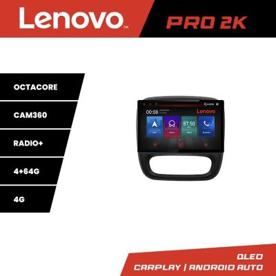 Navigatie Renault Trafic 2014-2017 K-rt09 Lenovo PRO 4+64 13 inch 2K android 4G DSP gps internet  Q