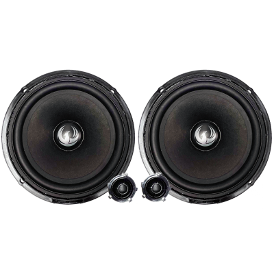Kit de difuzoare pe 2 căi VW 6” (160 mm) cu filtre si cabluri plug & play 60W RMS/120W MAX 4Ohm Phoenix Gold ZDSW6CS v2