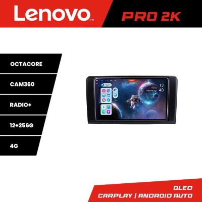 Navigatie Mercedes ML GL Lenovo Kit-213 8 core QLED 2K 12+256 360 Android Waze USB Navigatie Internet Youtube Radio