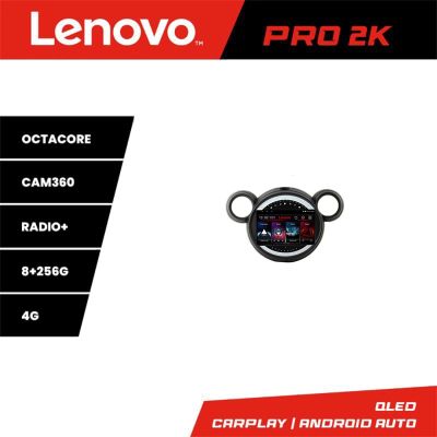 Navigatie Mini 2011-2015 cu sistem CIC 8 core QLED 2K 8+256 360 Android Waze USB Navigatie Internet Youtube Radio Lenovo