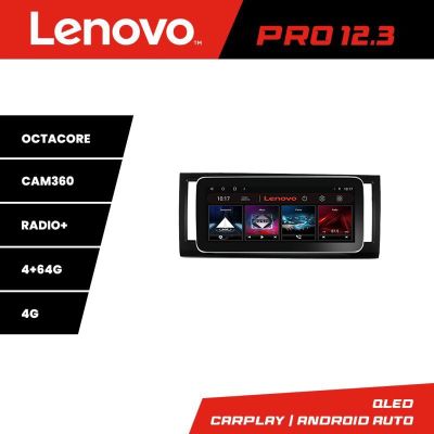 Navigatie VW Caravelle 2015- K-caravelle Lenovo PRO 4+64 12.3 inch qled android 4G DSP gps internet