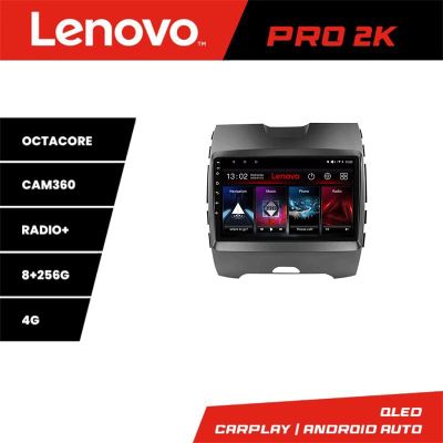 Navigatie Ford Edge 2015-2021 Highline Lenovo Kit-edge-high 8 core QLED 2K 8+256 360 Android Waze USB Navigatie Internet Youtube Radio