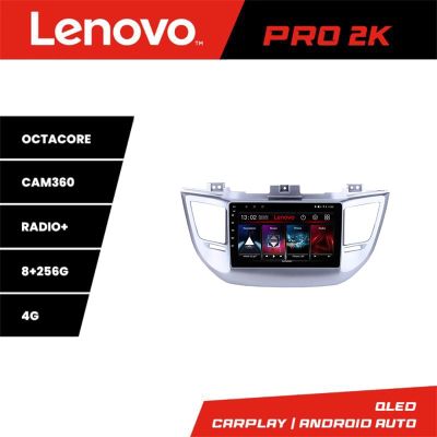 Navigatie Hyundai Tucson Lenovo Kit-546 8 core QLED 2K 8+256 360 Android Waze USB Navigatie Internet Youtube Radio