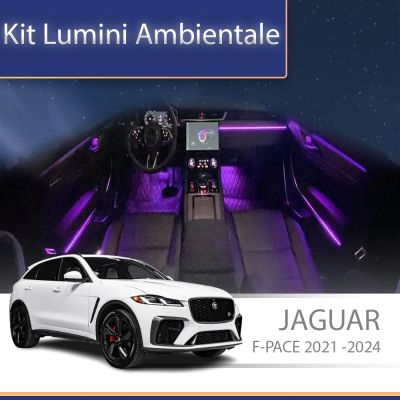 Lumini Ambientale NIGHTVIBE Jaguar F-PACE 2021-2024 set complet control telefon sau sistem original