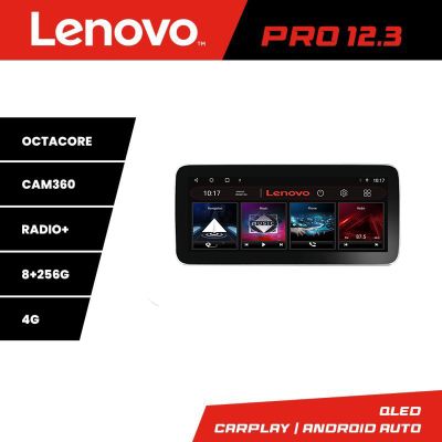 Navigatie Skoda Fabia 2 2009-2014 Lenovo PRO 8+256 12.3 inch qled android 4G DSP gps internet  Kit-fabia2