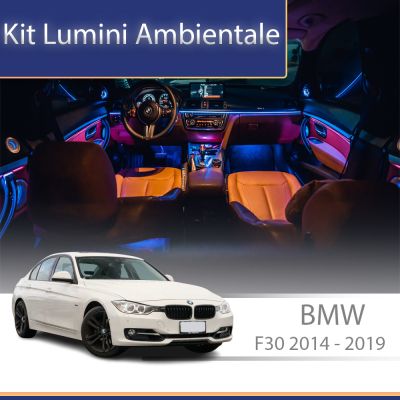 Lumini Ambientale NIGHTVIBE BMW Seria 3 4 si GT 2014-2019 dedicat panou cotiera control telefon sau sistem original