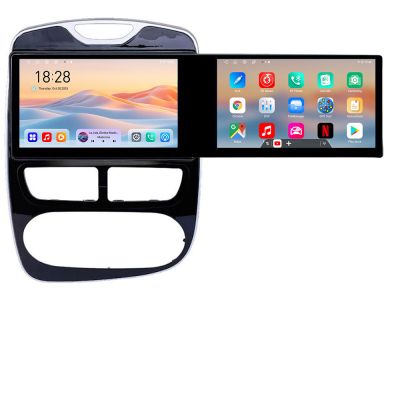 Navigatie Renault Clio 4 V1 Kit-467 Edotec 2 ecrane  8 core 4+128 21.6 inch Incell android Wifi 5Ghz gps internet