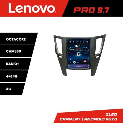 Navigatie Subaru Legacy si Outback 2010-2014 tip tesla radio gps internet 8 Core 4+64 360 4G carplay android auto  kit-tesla