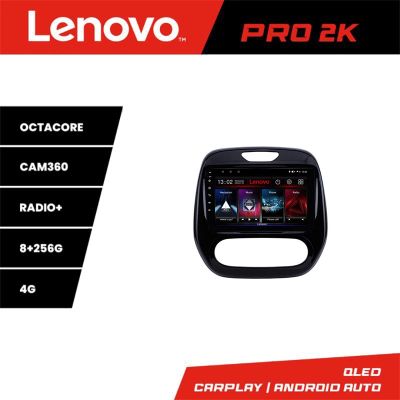 Navigatie Renault Captur Lenovo Kit-CAPTUR 8 core QLED 2K 8+256 360 Android Waze USB Navigatie Internet Youtube Radio