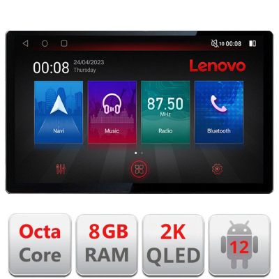 Navigatie Mazda CX-9, Ecran 2K QLED 13",Octacore,8Gb RAM,128Gb Hdd,4G,360,DSP,Carplay,Bluetooth