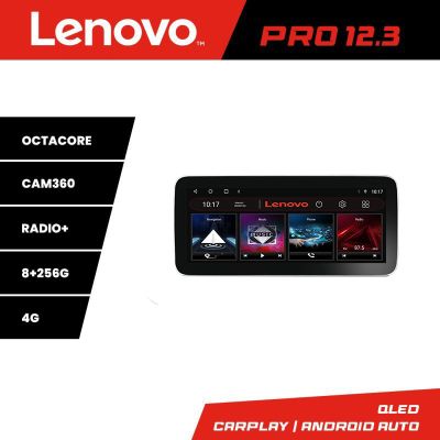 Navigatie Mercedes ML GL K-213 Lenovo PRO 8+256 12.3 inch qled android 4G DSP gps internet  8Core