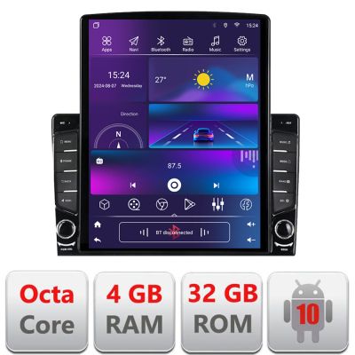 Navigatie Alfa Romeo 159 2005-2011 dedicata Ouad core 4+32 ecran vertical 9.7" DSP 360 FHD AHD Android radio gps internet  Kit-+EDT-E709