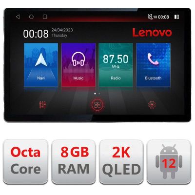 Navigatie Toyota Land Cruiser L100 2002-2008 N-L100 ecran 13" 2K 8+128 Android Waze USB Navigatie 4G 360 Toslin