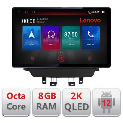 Navigatie Mazda CX-3 Mazda 2 2014-2020 ecran 13" 2K 8+128 Android Waze USB Navigatie 4G 360 Toslink Youtube Rad