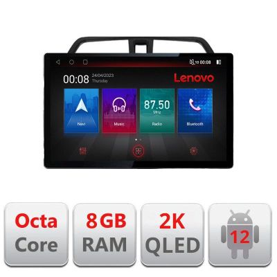 Navigatie Suzuki S-Cross N-337 ecran 13" 2K 8+128 Android Waze USB Navigatie 4G 360 Toslink Youtube R