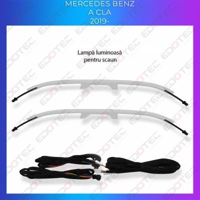Lumini Ambientale NIGHTVIBE spatar scaune Mercedes A W177 CLA W118 control pe sistemul original sau telefon
