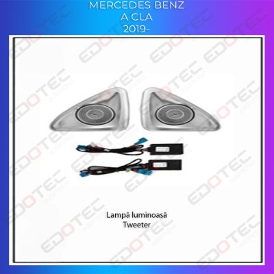 Lumini Ambientale NIGHTVIBE difuzoare rotative stalpi Mercedes A W177 CLA W118 control pe sistemul original sau telefon