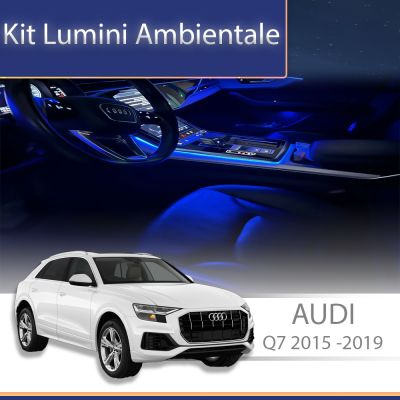 Lumini Ambientale NIGHTVIBE Audi  Q7 2015-2019 set complet control telefon sau sistem original