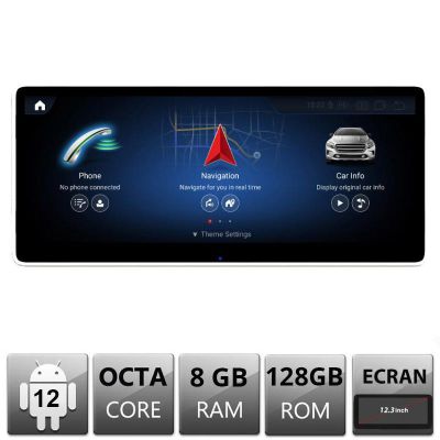 Navigatie Mercedes GLC V Class 2019-2023 8+128GB