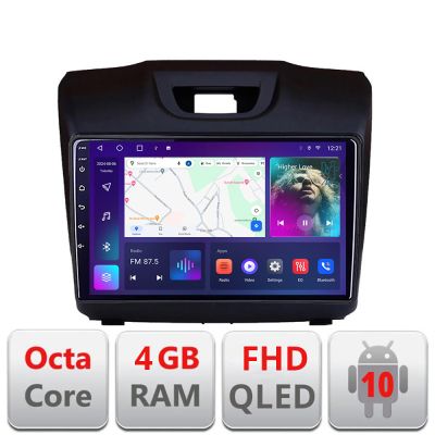 Navigatie Isuzu D-Max B-2234 Android Ecran QLED octa core 4+64 carplay android auto KIT-2234+EDT-E309V3 v1