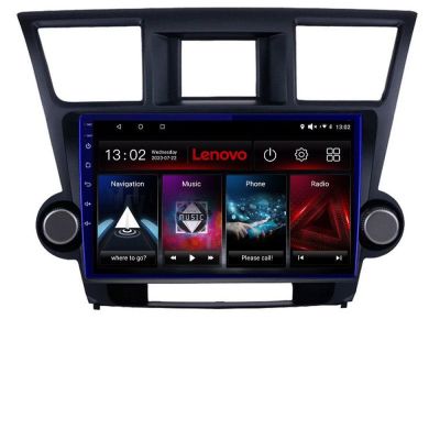 Navigatie Toyota Highlander 2007-2013 Android radio gps internet 8 core 6+128 Lenovo